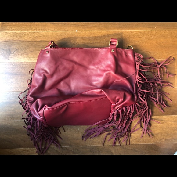 Vegan leather purse. Burgundy. NWT. - Picture 6 of 6